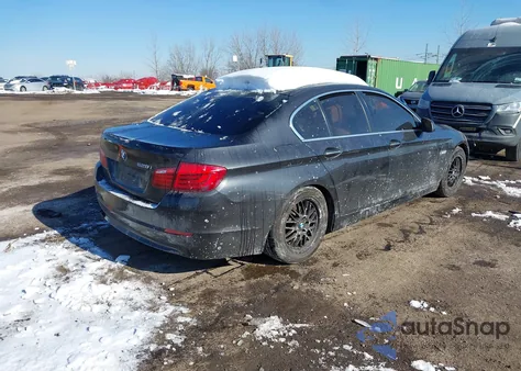 2012 BMW 528I xDrive из США, поврежденный, VIN WBAXH5C54CDW09176